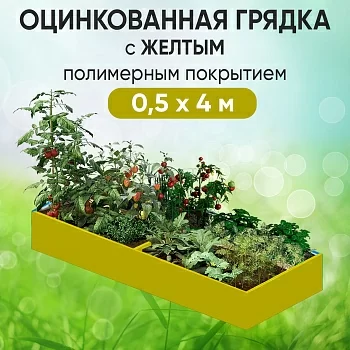 Грядка желтая (0,5 х 4)