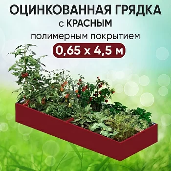 Грядка красная (0,65 х 4,5)